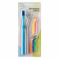 Orthodontic braces care kit in blister pack